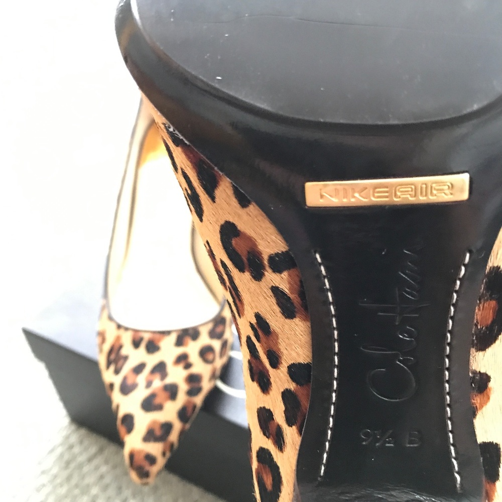 Cole Haan Fiona High Air Pump Leopard Pony - Picture 6 of 10